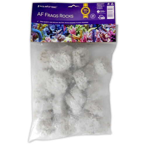 AquaForest AF Frags Rocks White 24pcs coral supports