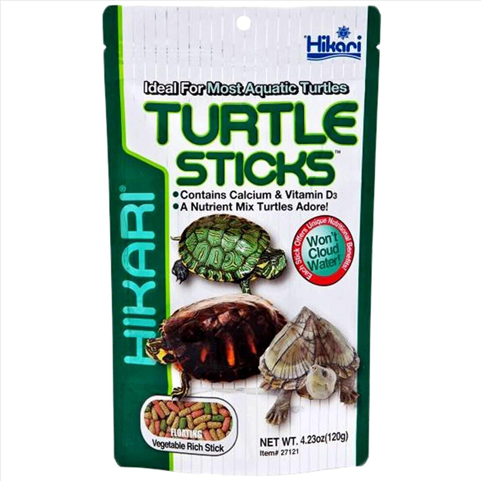 Hikari Health Promoting Turtle Sticks for Aquariums 120g