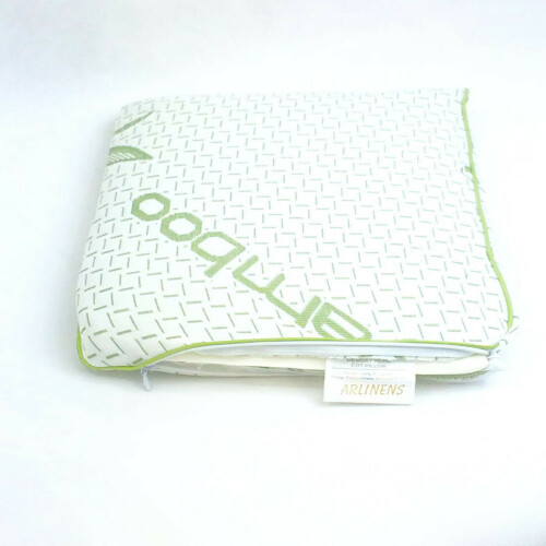 2x Cot Bed Pillow Bamboo Memory Foam Nursery Junior Toddler Kids Pillow 25x40cm. 1