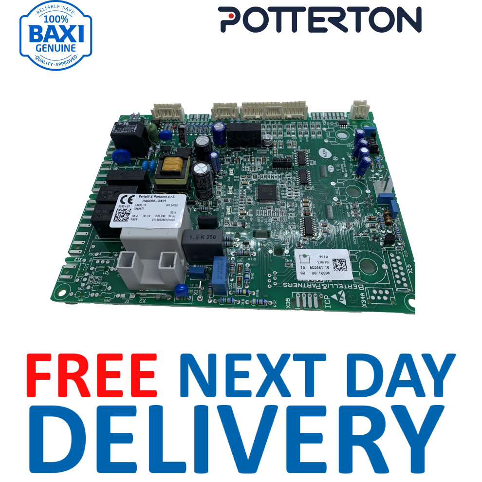 Baxi 124/128 ErP Combi & Potterton Ultra System PCB 7678800 Genuine Part