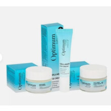 Superdrug Optimum Collagen Day Cream Night Cream AND Eye Cream BUNDLE set of 3