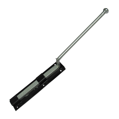 (12", Black) Monkey Tail Drop Down Bolt (Heavy Duty Gate Door) 2
