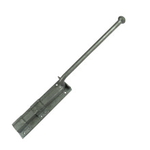(12", Silver (Galvanize)) Monkey Tail Drop Down Bolt (Heavy Duty Gate Door)