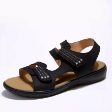 (Black, 39/UK 6) Womens Low Wedge Sandals Flatforms Slingback Strappy Summer Ladies Shoes Size