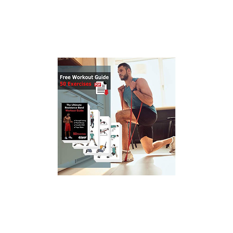 Resistance Pull Up Bands Exercise Loop Band for Men or Women Long Resistance Band for Strength Training Stretching CrossFit Fitness Home on OnBuy