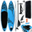 VidaXL vidaXL Inflatable Stand Up Paddleboard Set Blue SUP Paddleboard Surfboard 1