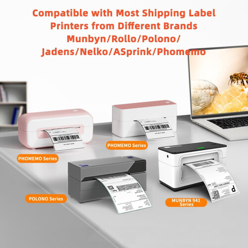 Shipping (New) Thermal Label Printer Rollo with 1 box top of 500 labels