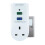 PLUG IN 13A RCD CIRCUIT BREAKER POWER SAFETY SOCKET TEST RESET SWITCH 1