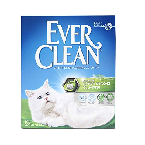 Ever Clean Extra Strong Clumping Cat Litter, Scented with Paw-Activated Fragrance, Long-Lasting Freshness, 10L (EEVC004)