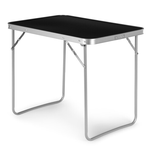 Touristentisch, Picknicktisch, klappbare Platte, 80x60 cm, schwarz 1