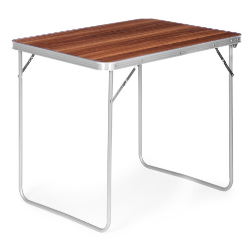 Touristentisch, Picknicktisch, klappbare Platte, 80x60 cm, Holz 1