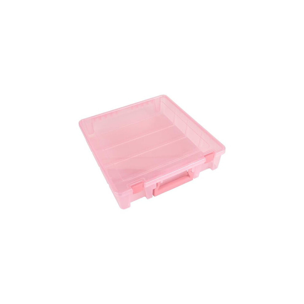 Art Bin Super Satchel Box, Blush, 15.25"X14"X3.5", One Size