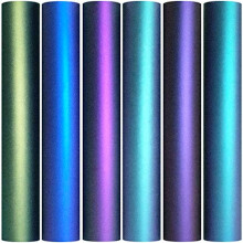 MiPremium Chameleon Heat Transfer Vinyl Iron On HTV Compatible with Cricut Air & Expression Silhouette Cameo & Other Cutters. Assorted Gradient Change