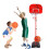 Children's basketball hoop, adjustable height, ball pump 2