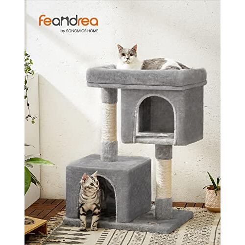 Cat Tree with Viewing Platform, Caves & Scratching Posts 1