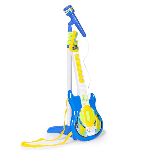 E-Gitarren-Mikrofonständer-Set für Kinder mp3 - blau 1