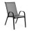 Set Gartenstühle für Terrasse, Balkon, grau 7