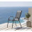 Set Gartenstühle für Terrasse, Balkon, grau 3