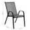 Set Gartenstühle für Terrasse, Balkon, grau 10