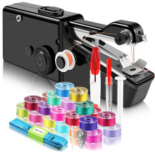 Handheld Sewing Machine with Accessories Kit,Mini Sewing Machine for Quick Stitching,Portable Sewing Machine Suitable for Home,Travel and DIY,Electric