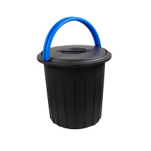 Eco Solution - Abfallbehälter mit Deckel 16L - Blau