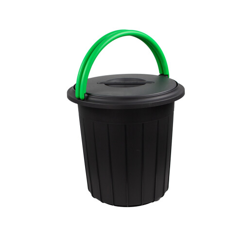 Eco Solution - Abfallbehälter mit Deckel 16L - Grün