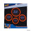 Nerf 888 11506 Portable Practice Target, Black, Large 5
