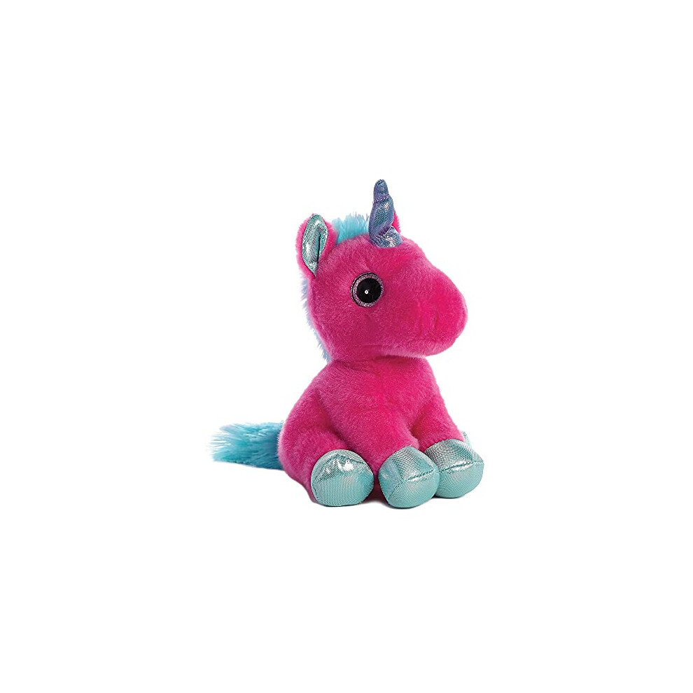 Aurora, 60861, Sparkle Tales, Starlight Unicorn, 7In, Soft Toy, Hot Pink