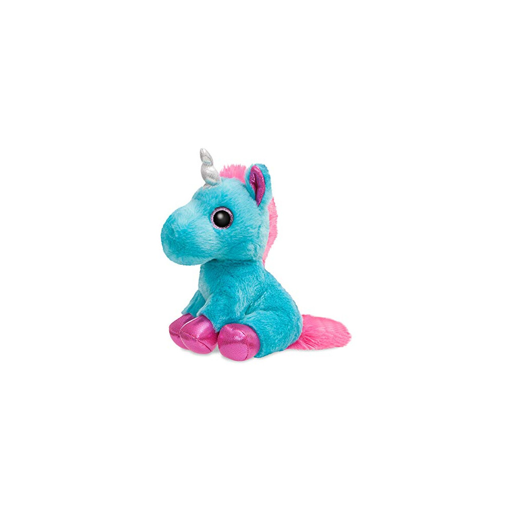 Aurora, 60860, Sparkle Tales, Moonbeam Unicorn, 7In, Soft Toy, Turquoise