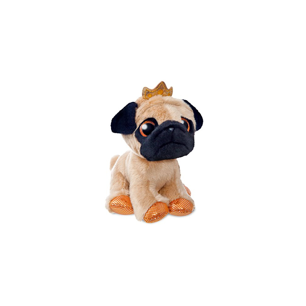 Aurora World 60879 Royal Pug Dog, Brown and Black, 7-Inch