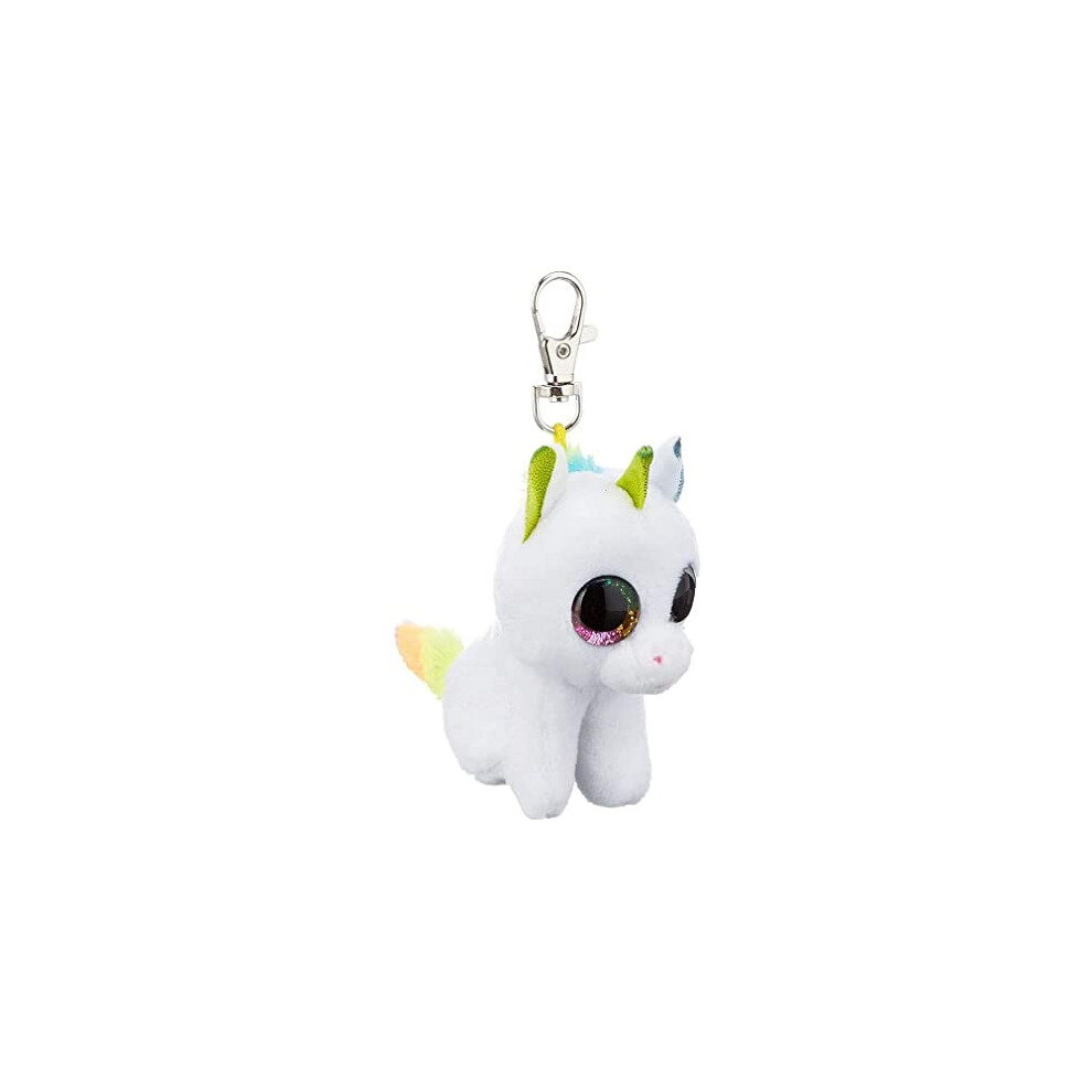 TY T35040 Beanie PIXY Unicorn-Boo Key Clip, Multicolored, 10 cms