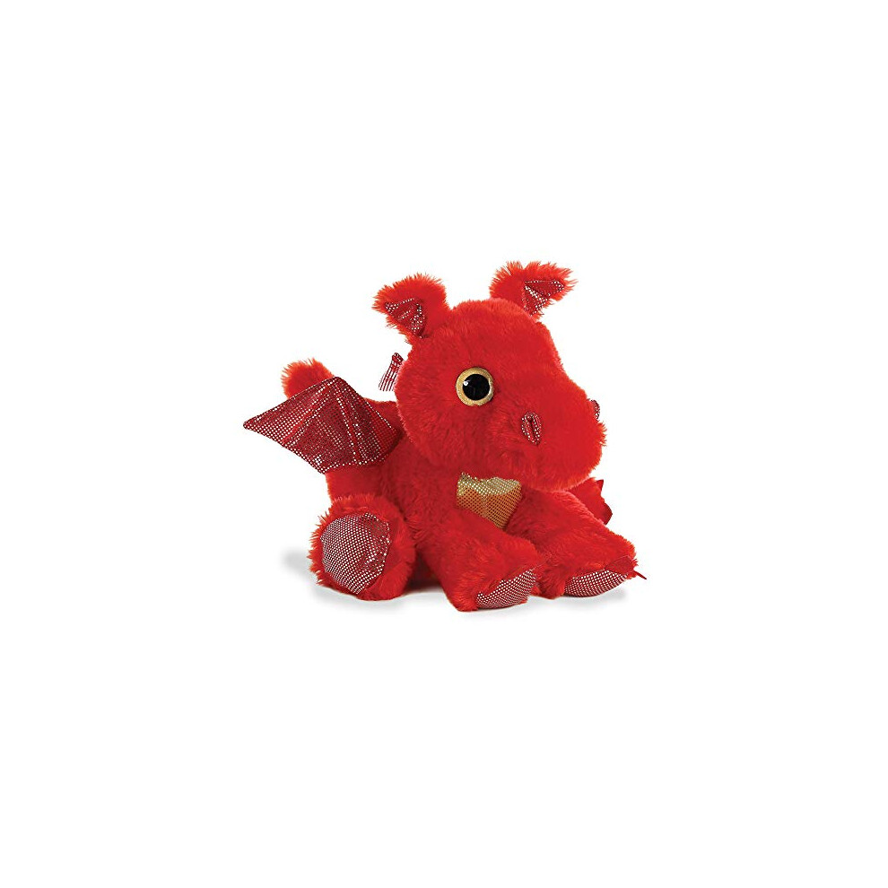 AURORA, 60858, Sparkle Tales, Sizzle Dragon, 12In, Soft Toy, Red