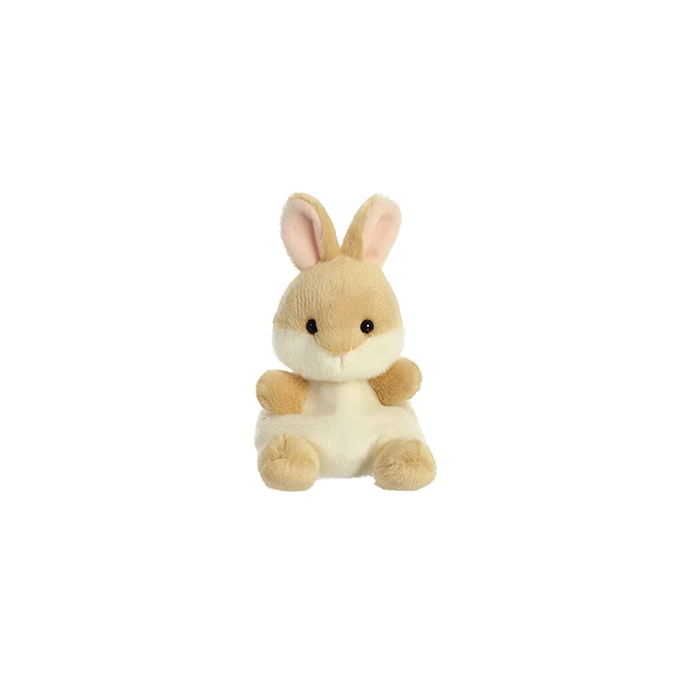 Aurora Palm Pals, Ella the Bunny Soft Toy, 61243, 5 inches, Beige , Brown