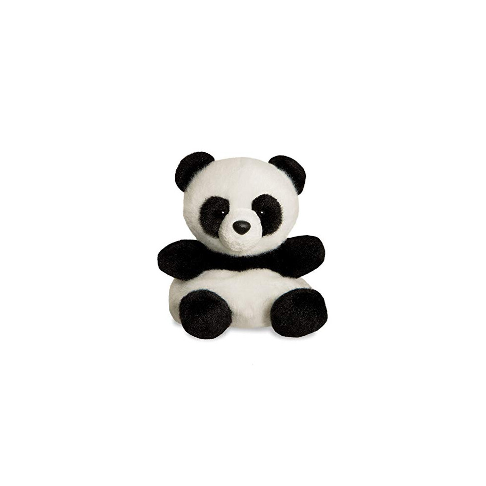 AURORA, 61350, Palm Pals Bamboo Panda, 5In, Soft Toy, Black & White