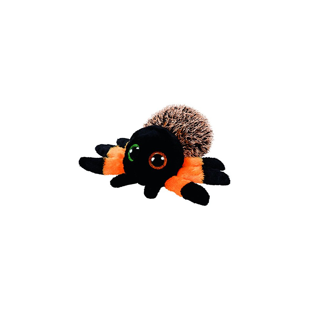 TY 36855 Hairy Spider Plush 15 cm Black/Orange