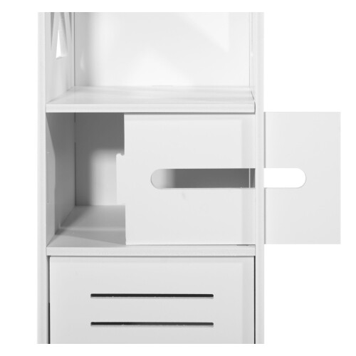 Badezimmerschrank, 80 cm, weiß 1