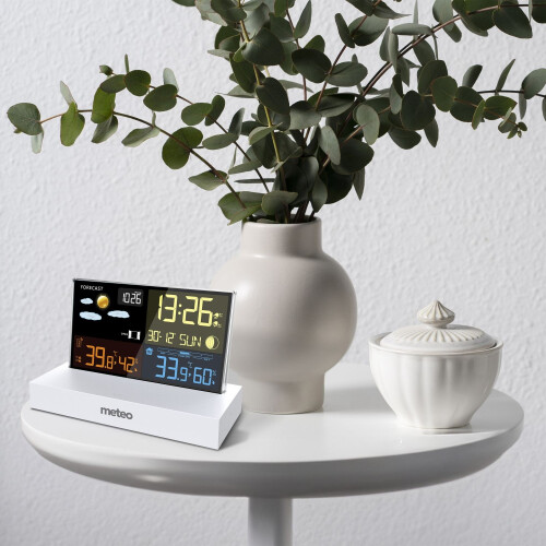 METEO SP110B Wetterstation mit DCF, weiß 2
