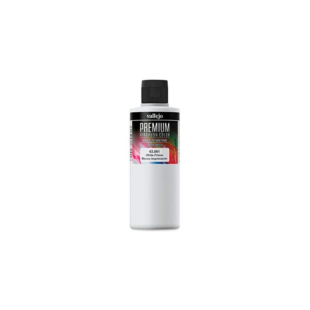 Vallejo VAL63061 Model Paint, White, 200 ml (Pack of 1)