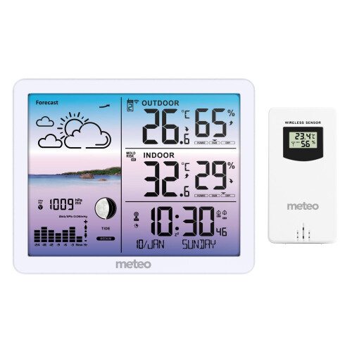 METEO SP107 Wetterstation weiß 1