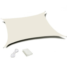 Quadratisches Sonnensegel, wasserdicht, 5 x 5 m, ModernHome - Beige