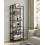 6-Tier Industrial Bookshelf with Ample Storage and Stability 4