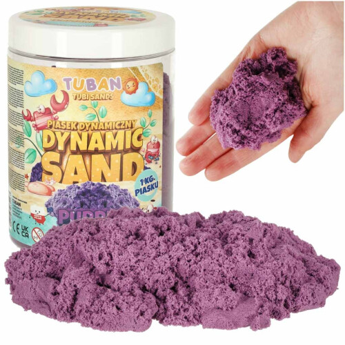Dynamisk sand - lilla - 1 kg