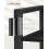 6-Tier Industrial Bookshelf with Ample Storage, Ebony Black 6