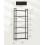 6-Tier Industrial Bookshelf with Ample Storage, Ebony Black 3
