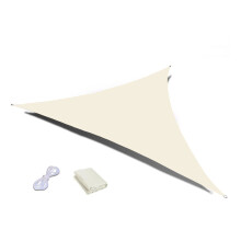 Sonnenschutzsegel wasserdichtes Vordach 3x3x3m ModernHome - Beige