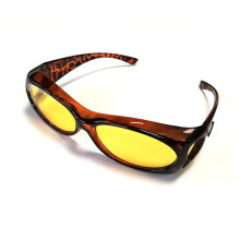 Figuretta - HD-Brillen-Überzieh-Sonnenbrille - Panter