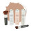 AirBrush Foundation 5 Stück - Warm/Mittel 1