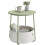 Quick Assembly Side Table with Storage Basket 1
