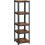 Rustic Adjustable Steel Frame Shelving Unit 1