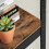 Rustic Adjustable Steel Frame Shelving Unit 6